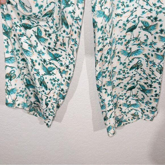 Onia x‎ Anthropologie Green Crane Forest Mila Pants Size XS - Picture 2 of 8